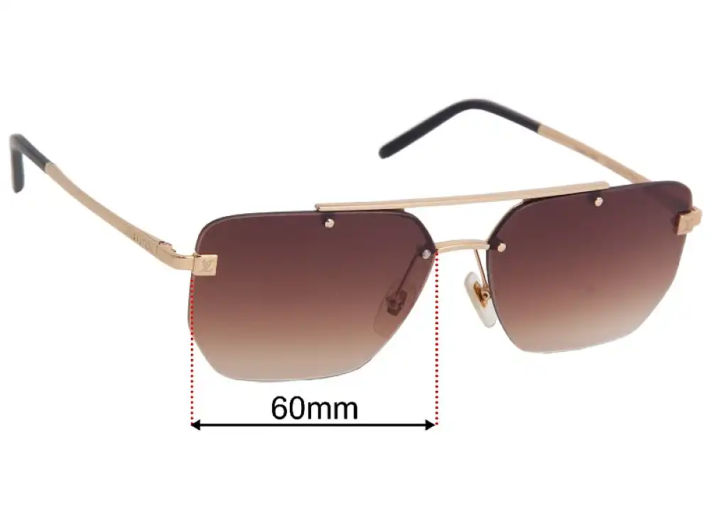 Louis Vuitton Z1202E 60mm Replacement Lenses